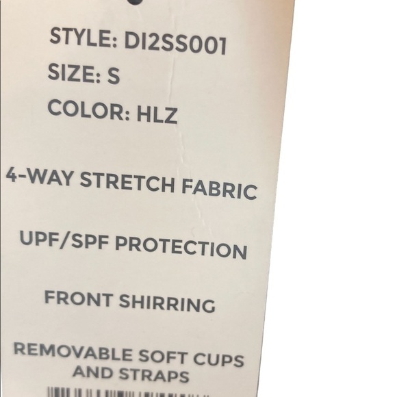 DKNY shirred bandeau bathing suit - Picture 6 of 6